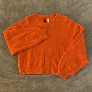 Divided Sweater, Orange, Women’s Medium